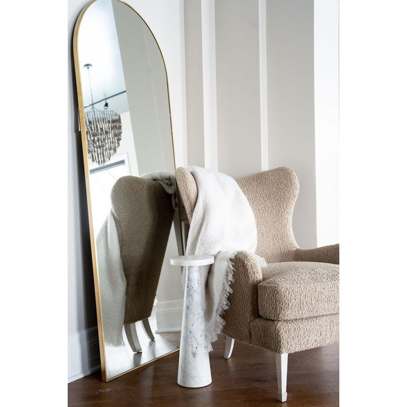 Norwich Arch Brass Mirror
