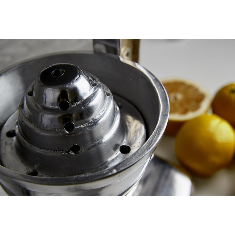 Gold and Silver Cast Aluminum Manual Citrus Juicer