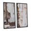 «Beige Brown Brush Strokes», ensemble de 2 peintures sur toiles-1112125622-1112125625