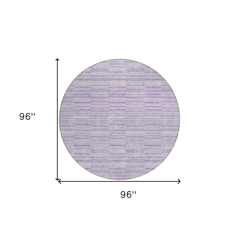 Tapis intérieur lavable rayé 8 pi