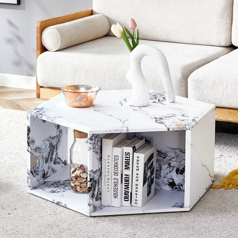 Table basse Melinja, Blanc