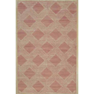 Unique Mcdonald Pink Hand Tufted Wool Contemporary Transitional Area Rug