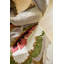 Calathea Hand Tufted Wool/Rayon/Viscose Abstract Area Rug in Amber/Brazillian Rosewood-393947694