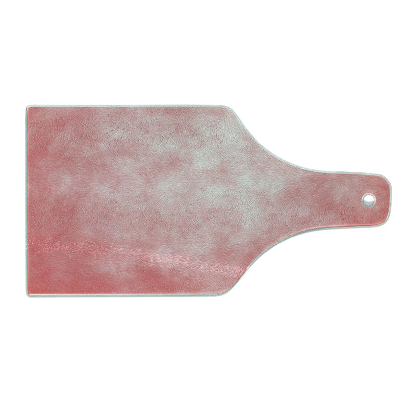 Planche à découper en verre trempé corail Ambesonne