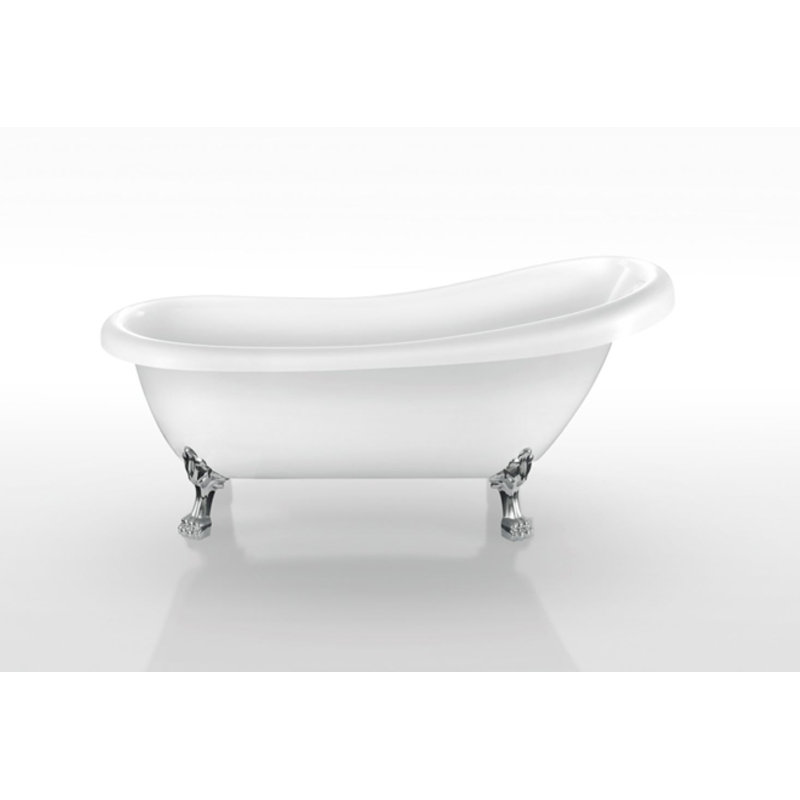 67.3'' x 29'' Soaking Acrylic Bathtub