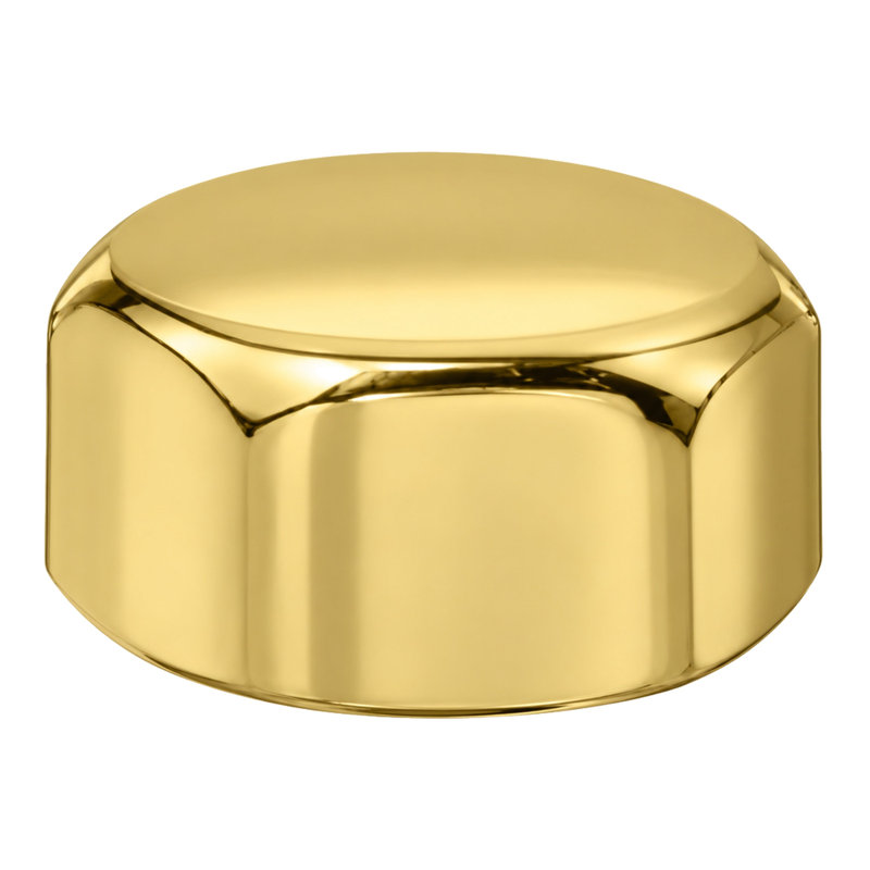 Solid Brass Nuts by Strom Living, Unlacquered Polished Brass