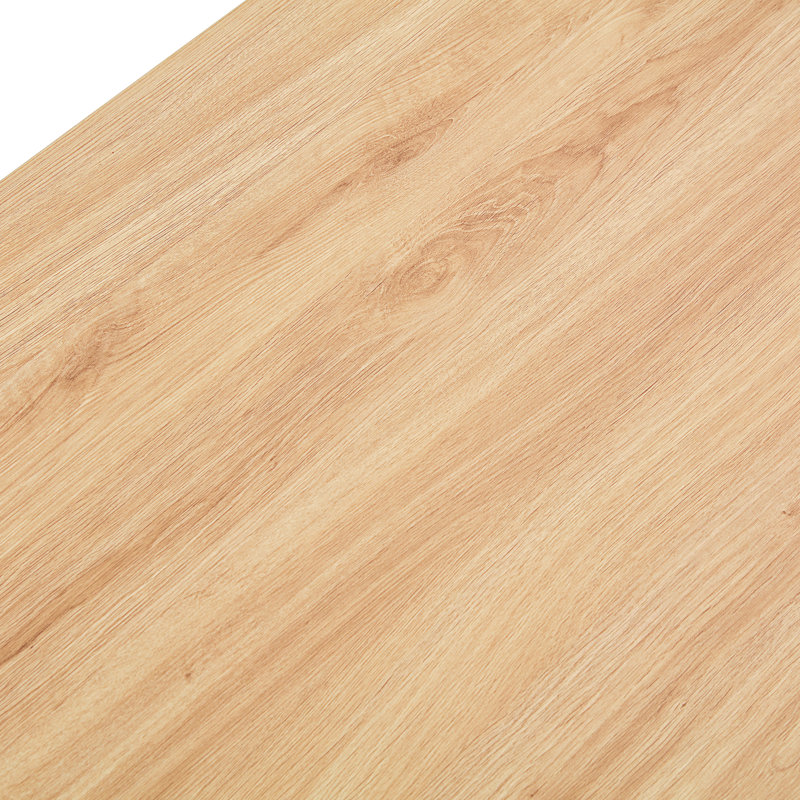 Une table basse moderne et pratique en bois naturel. La table basse à double couche est fabriquée en panneau de fibres à densité moyenne. Convient au salon (table incluse seulement)