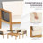 Acacia 8 - Person Patio Conversation Set with Cushions-1339268123