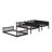 Twin Triple-Layer Rubber Wood Bunk Bed Complete With Ladders And Protective Guardrails-1323980661