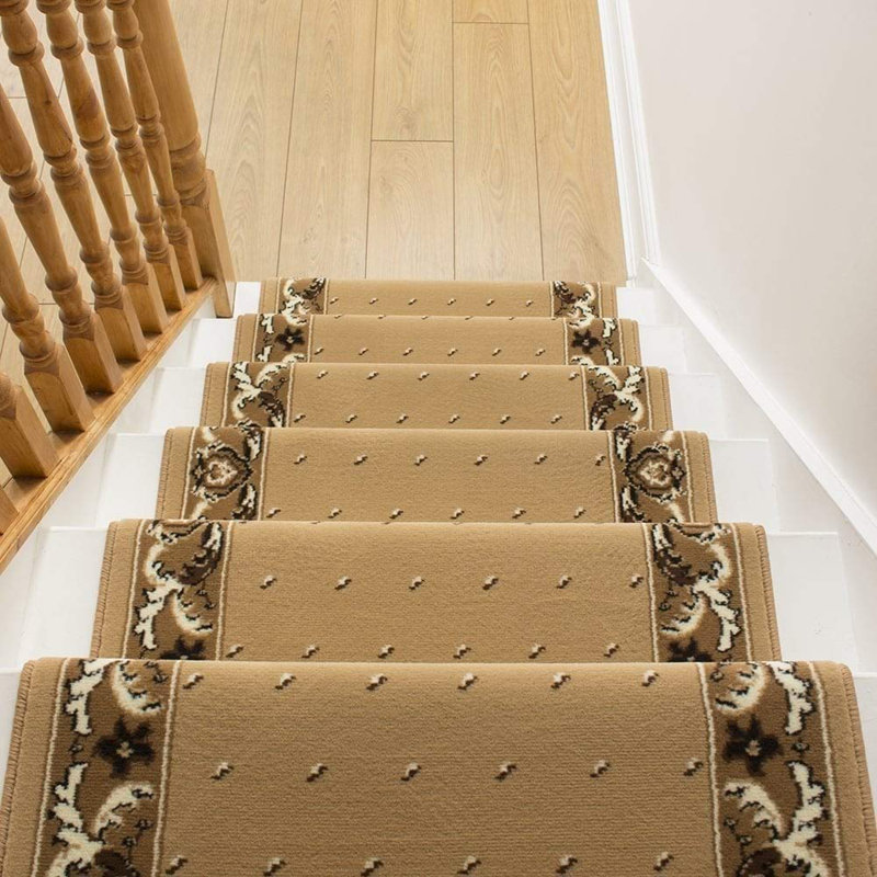 Stair Runner Alsafi Polka Dots Indoor / Outdoor Area Rug, Runner 600cm x 70cm