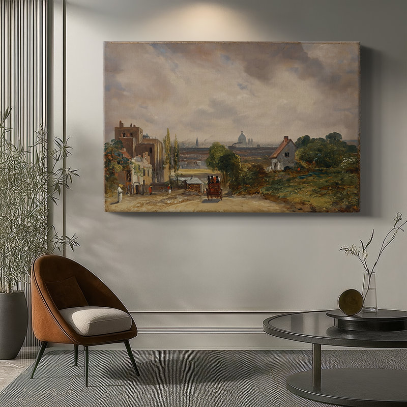 Sir Richard Steele's Cottage, Hampstead-John Constable-Gallery Wrapped Canvas-1832, 40 x 60
