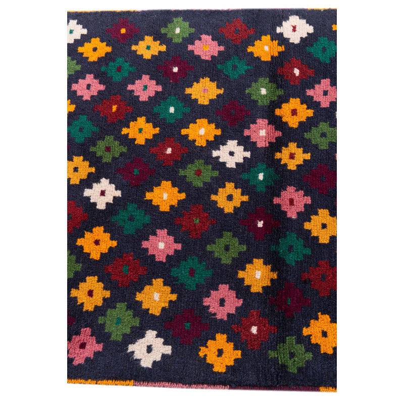 Tapis de couloir bleu marine Nunez