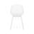 White Polypropylene Outdoor Chair - Stable, , Diamond Mesh Looked Chairs , Weather-, Look-1824914505
