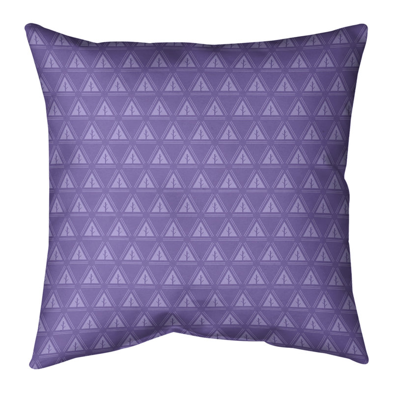 Coussin Theo Nath, 18 po x 18 po, Duvet synthétique, Mauve frais