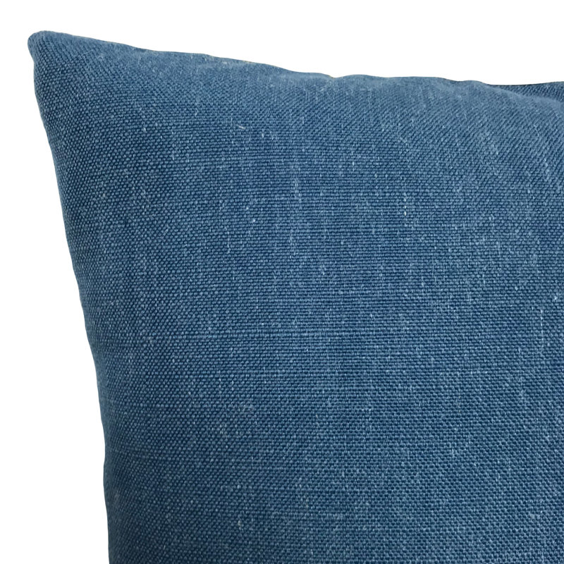 Reversible Throw Pillow, 20" x 20", Blue