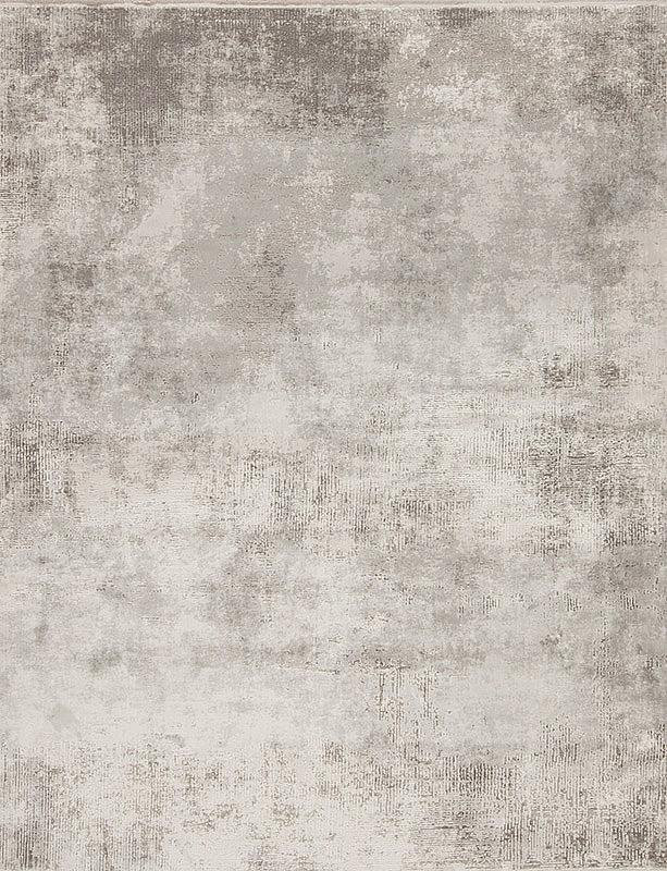 Santorini Abstract Area Rug in Gray, Rectangle 8'10" x 11'10"