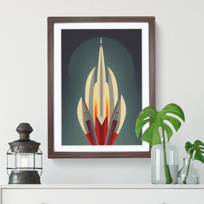 An Unbeatable Spaceship Rocket - Wall Art