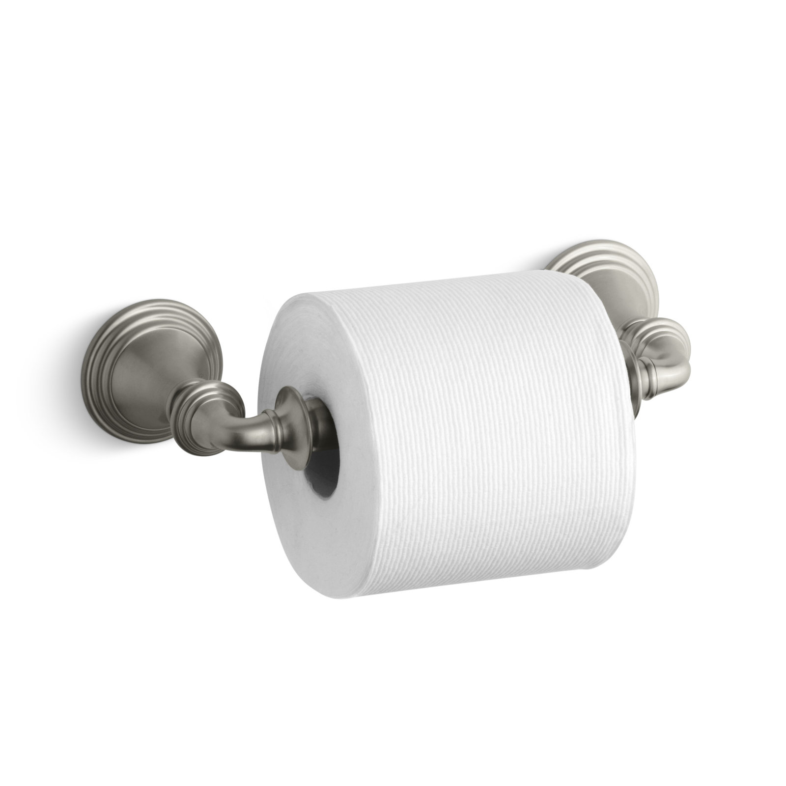 Devonshire Toilet Tissue Holder, Vibrant Brushed Nickel