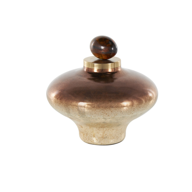Yuriko Glass Decorative Urns & Jars