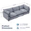 Eagan 106" 3 - Piece Modular Sofa-955263712