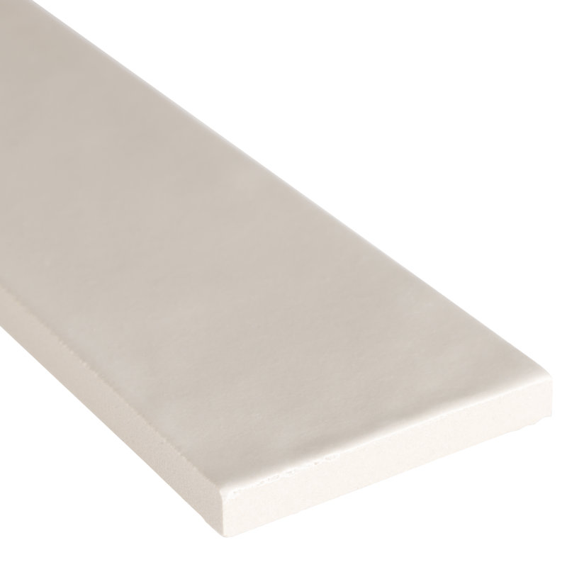 Carreau de métro style mur de brique en porcelaine 8 po x 2 po, Beige