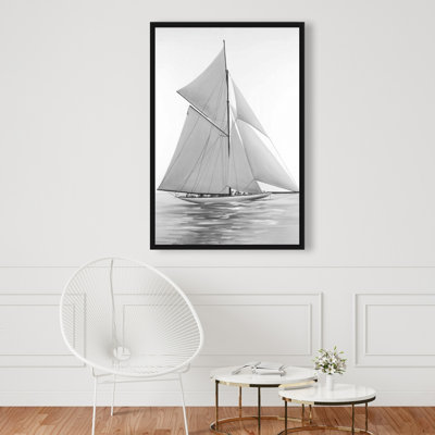 Sailing Ship - Sea Marine Framed Canvas for Home Decor