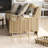 Edmont Glass Top Nesting Tables