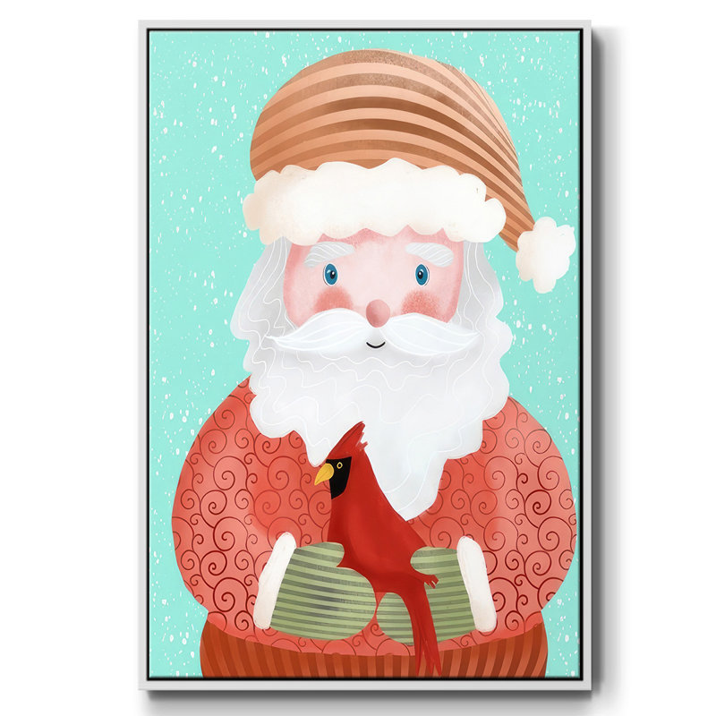 Santa Pack I, reproduction d'art sur toile, Blanc, H 37 po x l 25 po x P 1,5 po