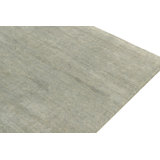 Textural Handmade Kilim Silk and Wool Striped Area Rug