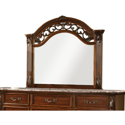 Brucie Solid Wood Cherry Mirror