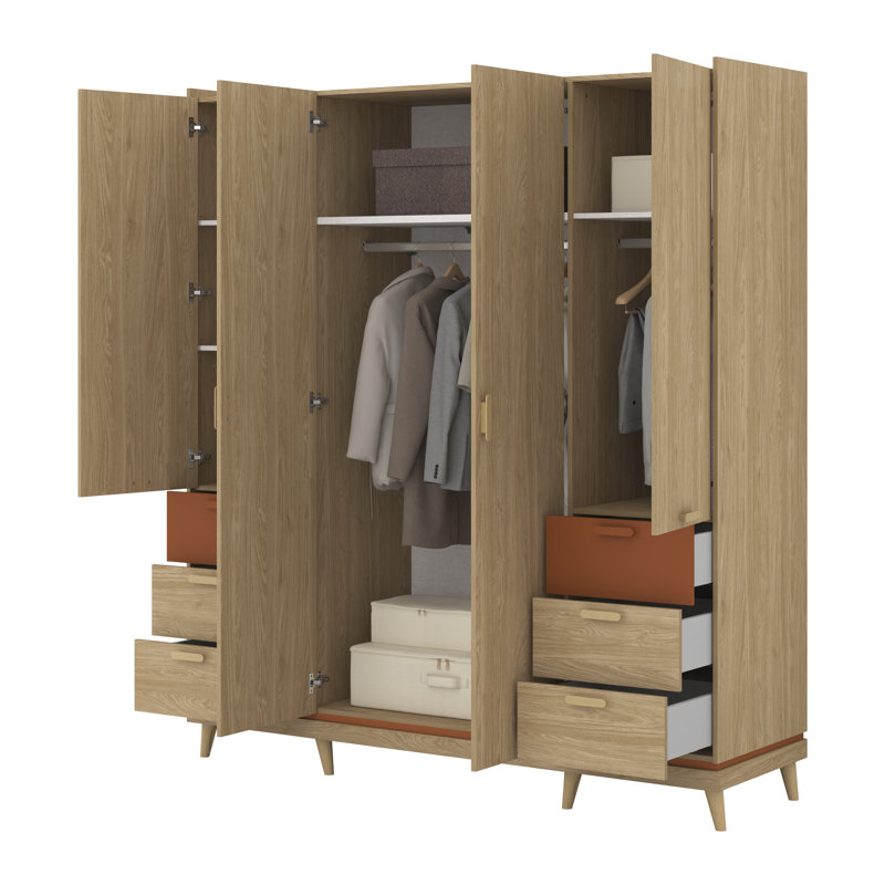 Holladay Laminate Wardrobe, Beige