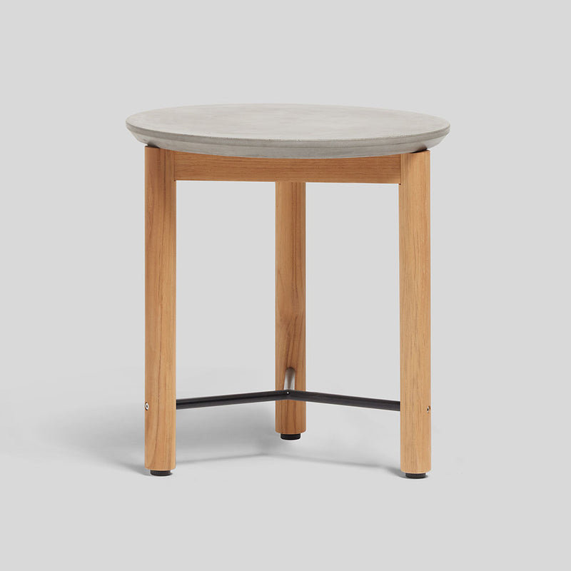 Haven Outdoor Round Teak Side Table