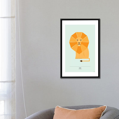 « lion », impression sur toile