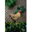 Statue de poule debout