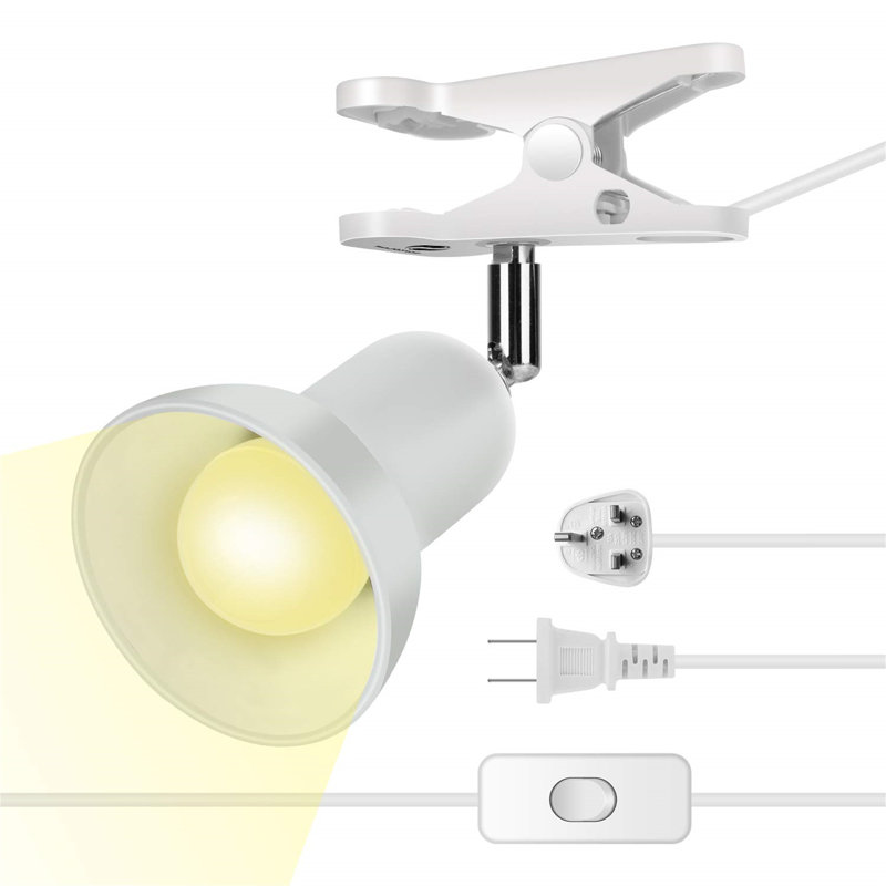 360° Rotating Book Clip Light Portable Reading Light