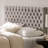 Contemporary Tufted Upholstered Queen Bed Headboard With Adjustable Height And Solid Wood Frame-124182680