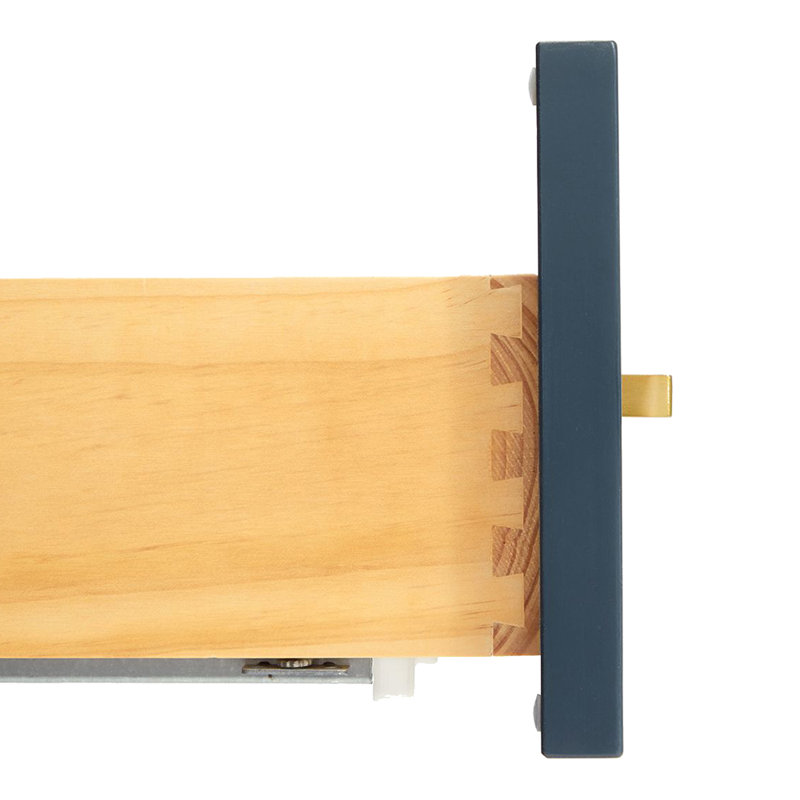 43 IN.  Single Bathroom Vanity, Midnight Blue, Rectangular, Right 