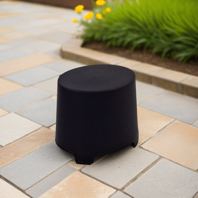 Oval Outdoor Side Table , 36cm cm W 46cm cm D