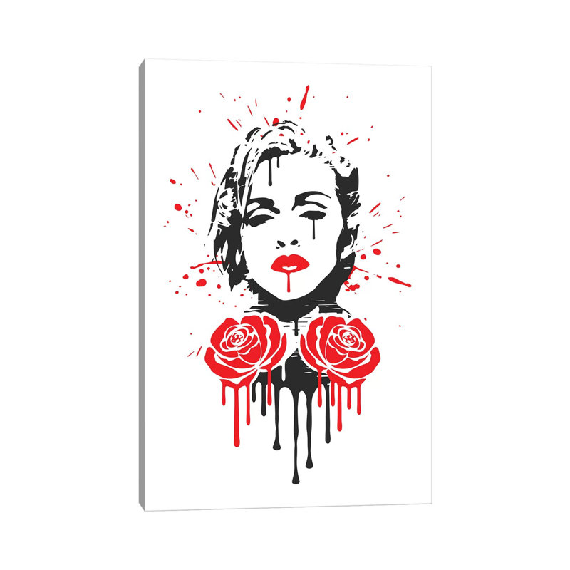 Coeur rebel, H 60 po x l 40po x P 1,5 po, Papier d'art encadré noir, Blanc