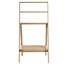 Foldable Beige Freestanding Bamboo Blanket Rack