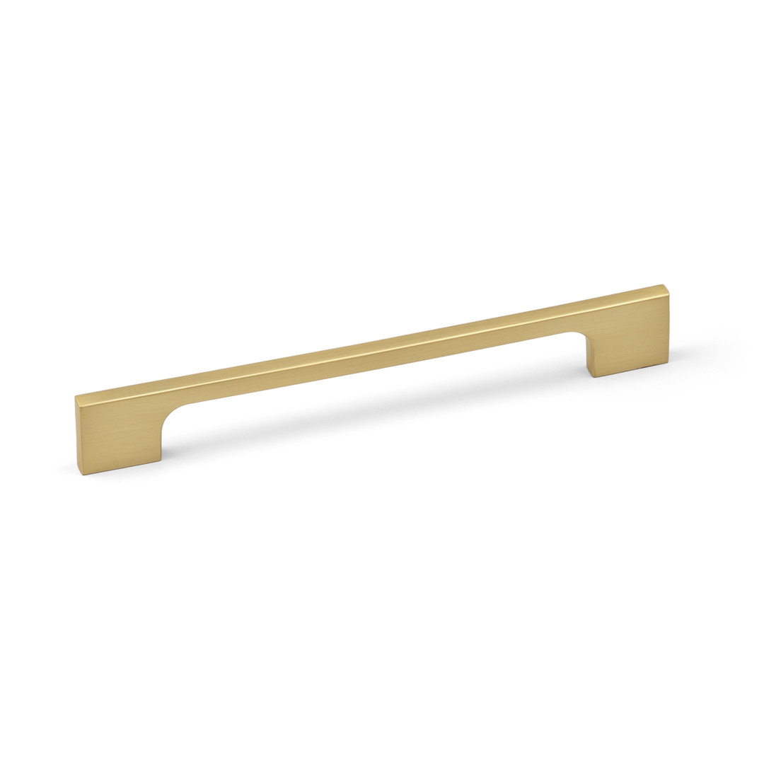 Handle & Home Brushed Brass Slim Handle 160Mm - Image 2