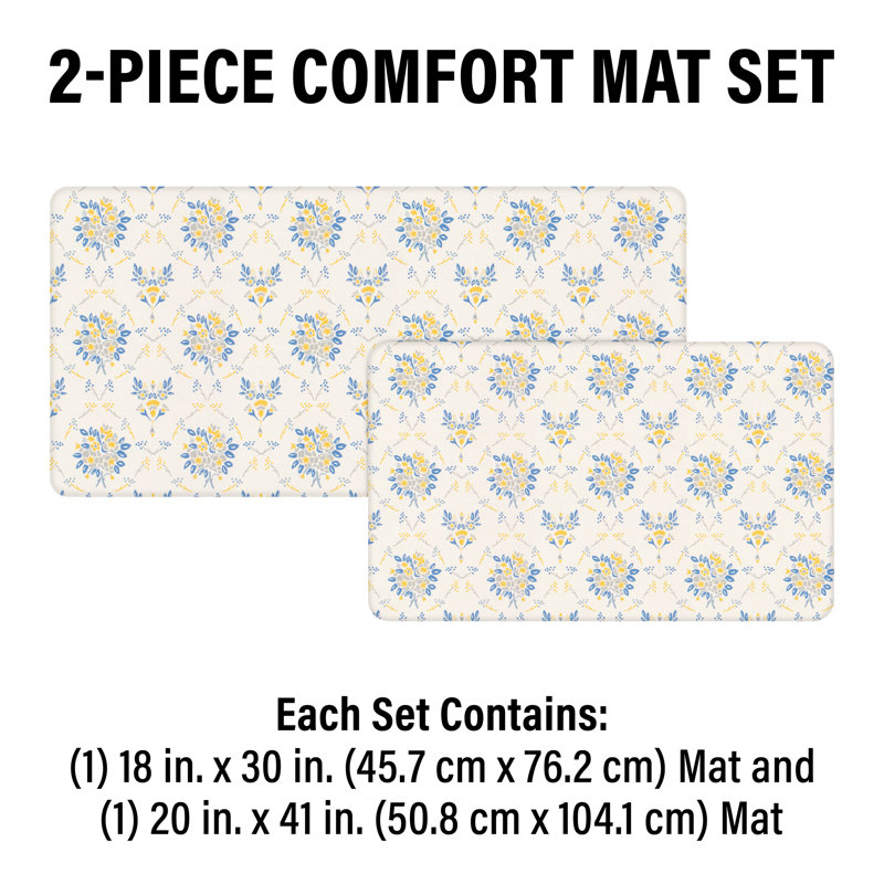 Coussin Comfort Fiona Floral 2 pces