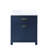Minnetrista Single Bathroom Vanity with Marble Top-1405845721