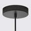 Concow 1 - Light Matte Black Single Pendant with Clear Glass Globe-1388827017