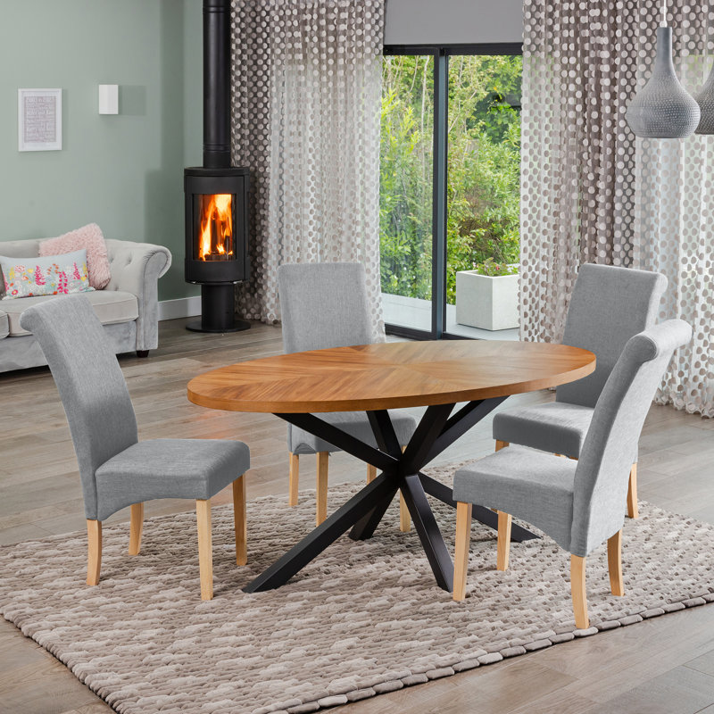 Soderquist 4 - Person Dining Set, Grey