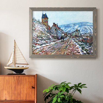 " Road To Vetheuil In Winter "