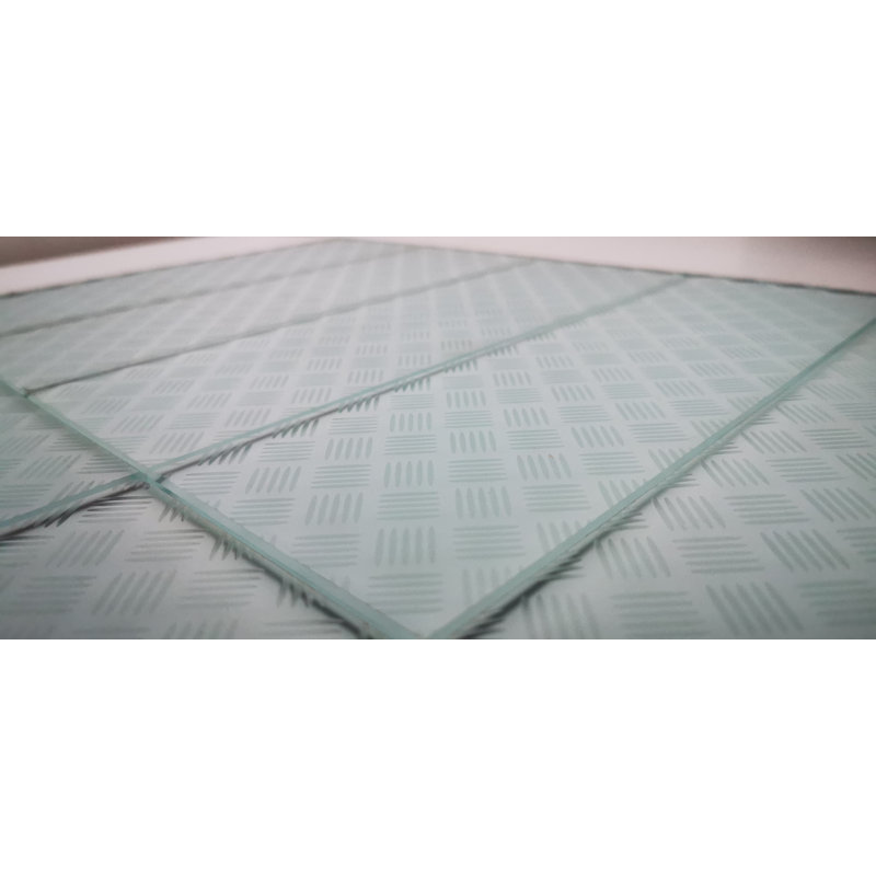 Elements Slip Resistant 4 in. x 12 in. Textured Glass Straight Edge Subway Floor Tile, Turquoise