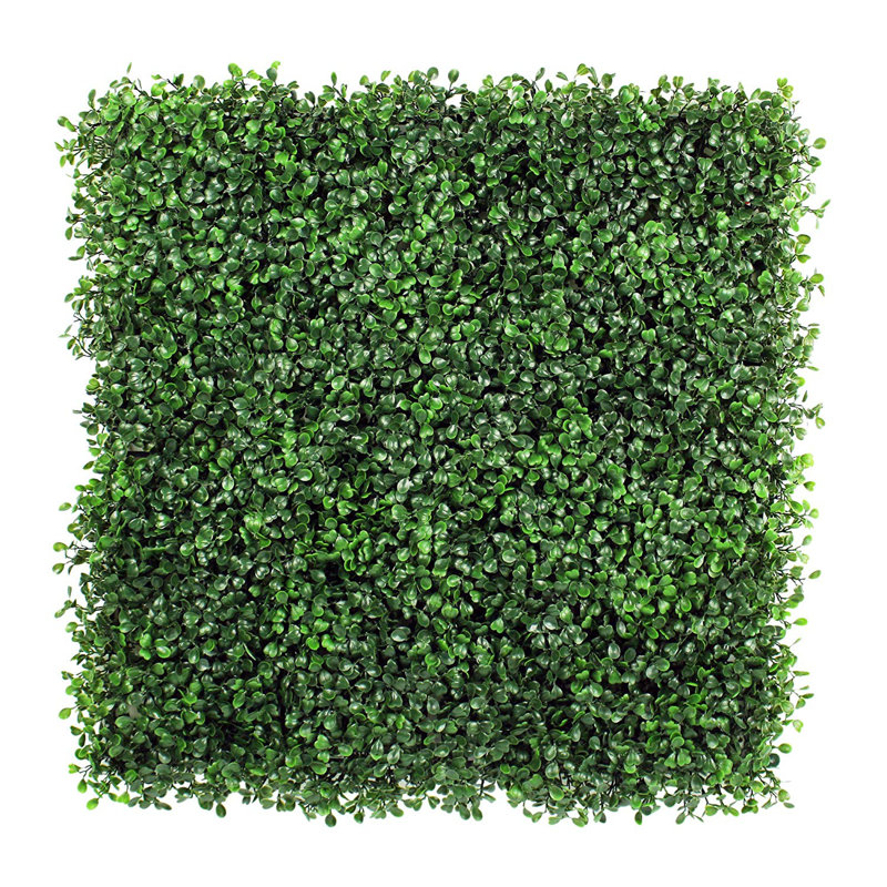 50cm Dark Green Faux Boxwood Hedge Panels