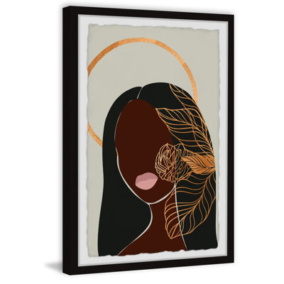 Faceless Beauty 1 Piece Single Picture Frame Painting