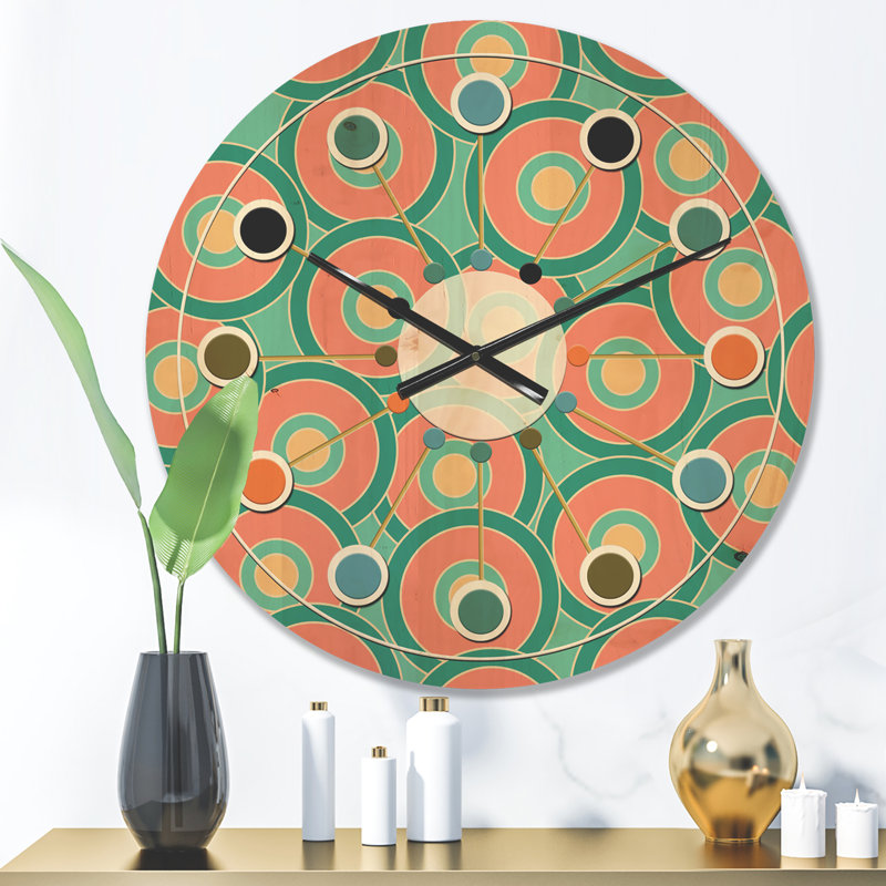 Solid Wood Wall Clock, Medium